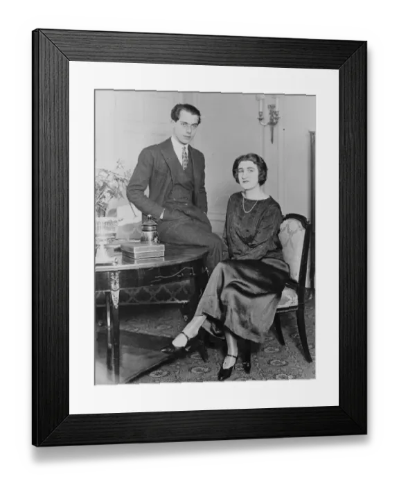 Framed Print : Prince Ferdinand Andreas of Liechenstein and wife Framed Print : Prince Ferdinand Andreas of Liechenstein and wife
