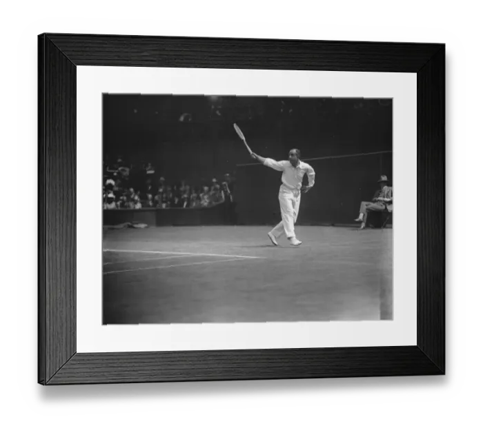 Framed Print : Tennis at Wimbledon. R Lycett in play. 25 June 1926 Framed Print : Tennis at Wimbledon. R Lycett in play. 25 June 1926