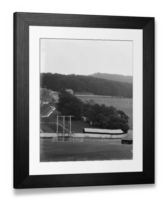 Framed Print : Panoram of Goodwood race course. 27 July 1929