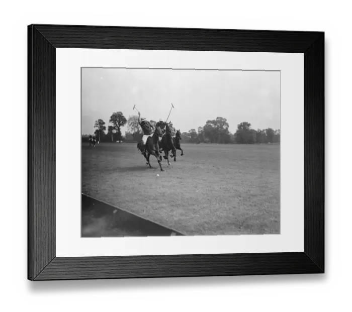 Framed Print : Polo at Ranelagh. La Pampa versus Hardwick. 1926 Framed Print : Polo at Ranelagh. La Pampa versus Hardwick. 1926