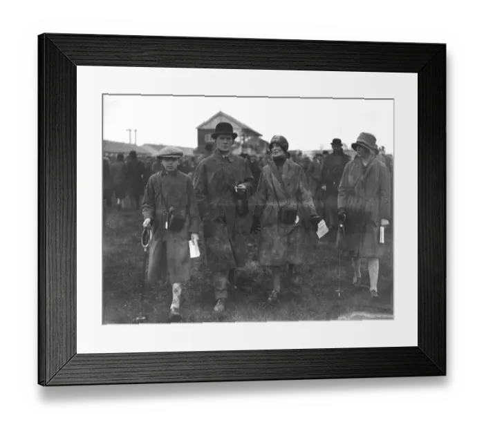 Framed Print : At the Uttoxeter Races the Honourable H Allsopp, Mr and Mrs Andrew Knowles 2 April 1927 Framed Print : At the Uttoxeter Races the Honourable H Allsopp, Mr and Mrs Andrew Knowles 2 April 1927