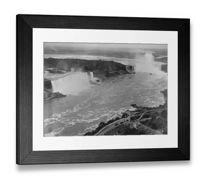 Framed Print : Niagara Falls. Aerial view. 1926 Framed Print : Niagara Falls. Aerial view. 1926