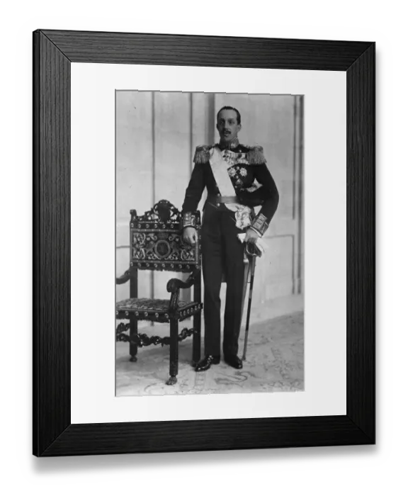 Framed Print : The King of Sweden honours King of Spain by making him an Admiral in the Swedish Navy Framed Print : The King of Sweden honours King of Spain by making him an Admiral in the Swedish Navy