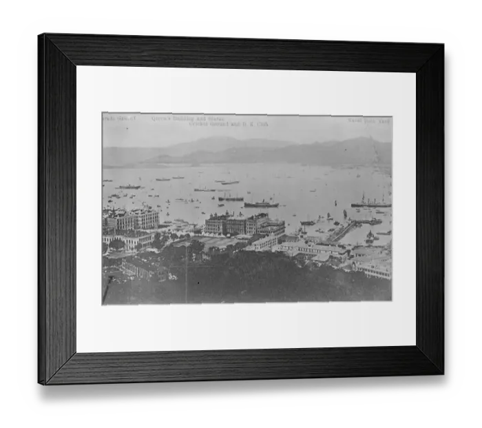 Framed Print : Hong Kong, A Panorama 15 April 1922