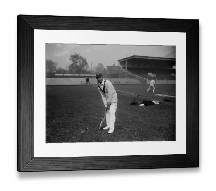 Framed Print : Jack Hobbs posed 1925