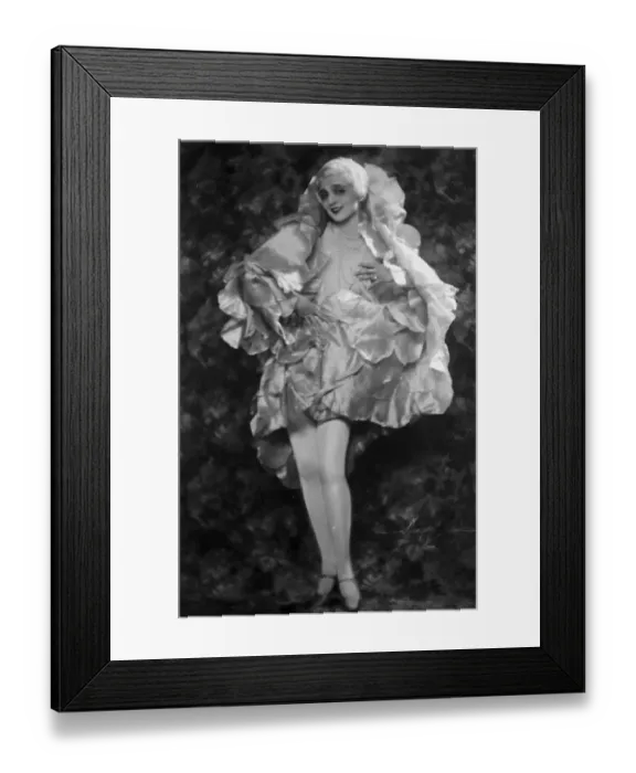 Framed Print : Mlle Maria Ley, as she appears in the latest Vienna revue, The Snow Queen Framed Print : Mlle Maria Ley, as she appears in the latest Vienna revue, The Snow Queen