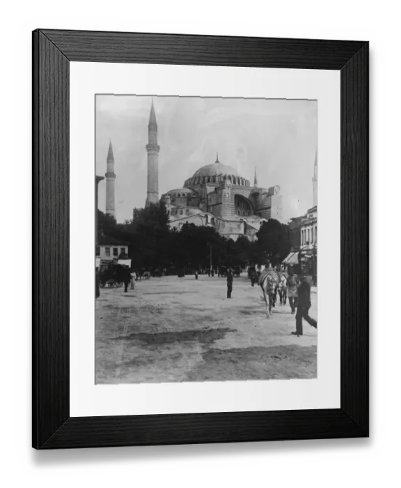 Framed Print : An exterior view of the St Sofia Mosque in constantinople. 3 January 1927 Framed Print : An exterior view of the St Sofia Mosque in constantinople. 3 January 1927