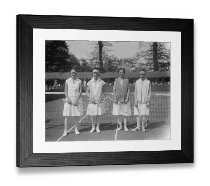 Framed Print : South African ladies tennis team make their first appearance at Henley on thames Framed Print : South African ladies tennis team make their first appearance at Henley on thames