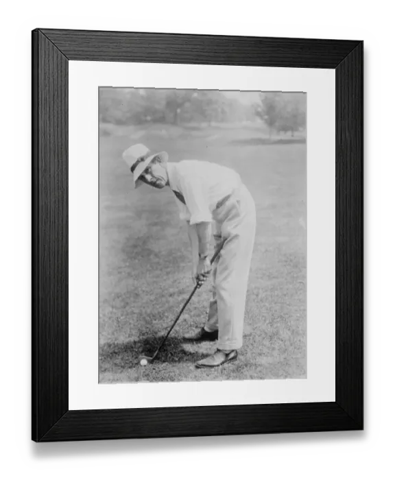 Framed Print : British Minister golfs at Hot Springs. Sir Malcolm Robertson, the newly appointed Framed Print : British Minister golfs at Hot Springs. Sir Malcolm Robertson, the newly appointed