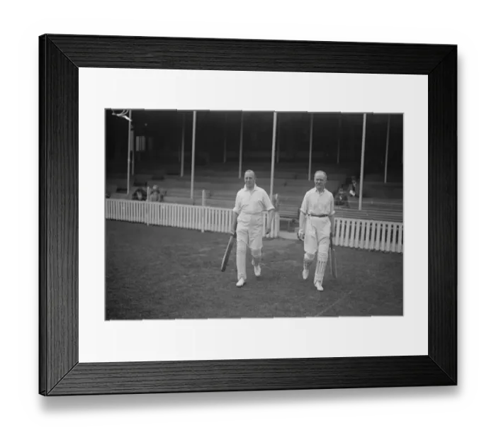 Framed Print : Cricket at the Oval, London House of Commons, North versus South General H G Brown Framed Print : Cricket at the Oval, London House of Commons, North versus South General H G Brown