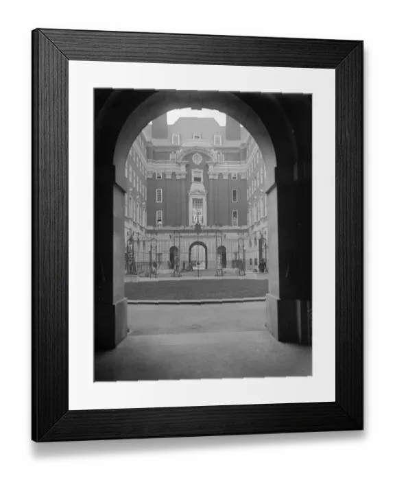 Framed Print : Picturesque new BMA building with architecture of the past. A picturesque glimpse Framed Print : Picturesque new BMA building with architecture of the past. A picturesque glimpse
