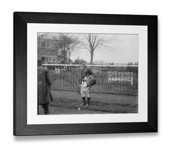 Framed Print : J Evans, Jockey 1924 Framed Print : J Evans, Jockey 1924