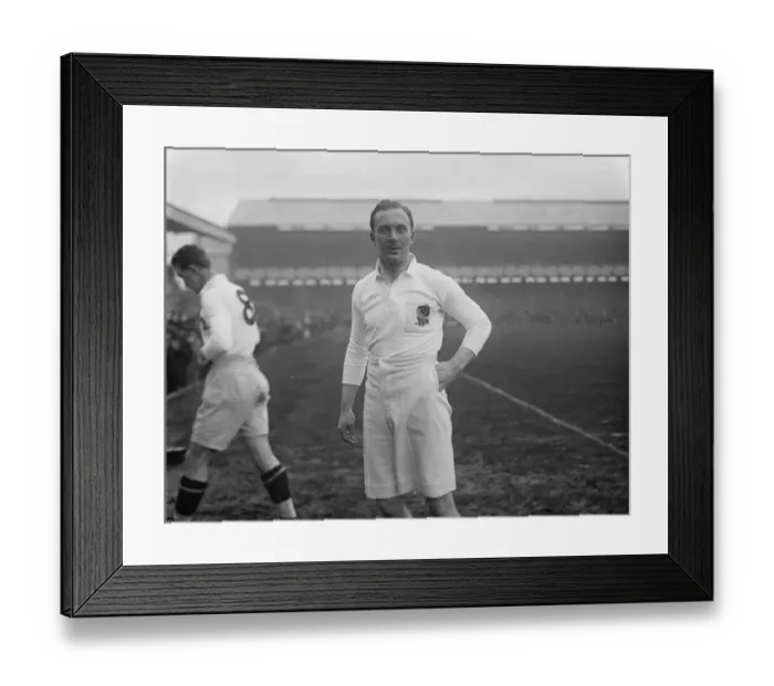 Framed Print : Alastair Smallwood, England rugby winger 1925 Framed Print : Alastair Smallwood, England rugby winger 1925