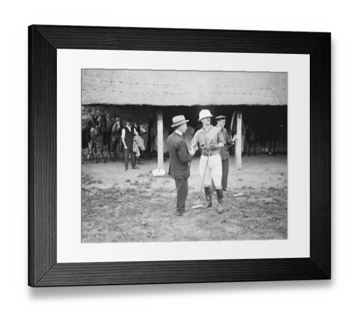 Framed Print : Goodwood Week Polo Starts At Cowdray Park, West Sussex, Sir E Horlick putting resin Framed Print : Goodwood Week Polo Starts At Cowdray Park, West Sussex, Sir E Horlick putting resin