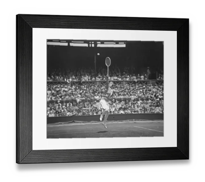 Framed Print : Lawn tennis at Wimbledon. Senorita d Alvarez in play. 22 June 1927 Framed Print : Lawn tennis at Wimbledon. Senorita d Alvarez in play. 22 June 1927