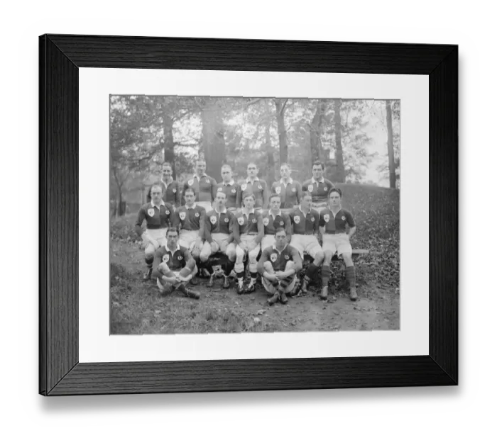 Framed Print : Great rugby centenary football match England and Wales defeats Ireland and Scotland Framed Print : Great rugby centenary football match England and Wales defeats Ireland and Scotland