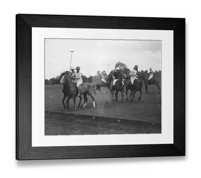 Framed Print : Polo at Ranelagh. The Prince of Wales and the Duke of York. 27 May 1924