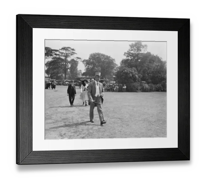 Framed Print : Polo at Hurlingham, London The final of the Inter Regimental tournament between