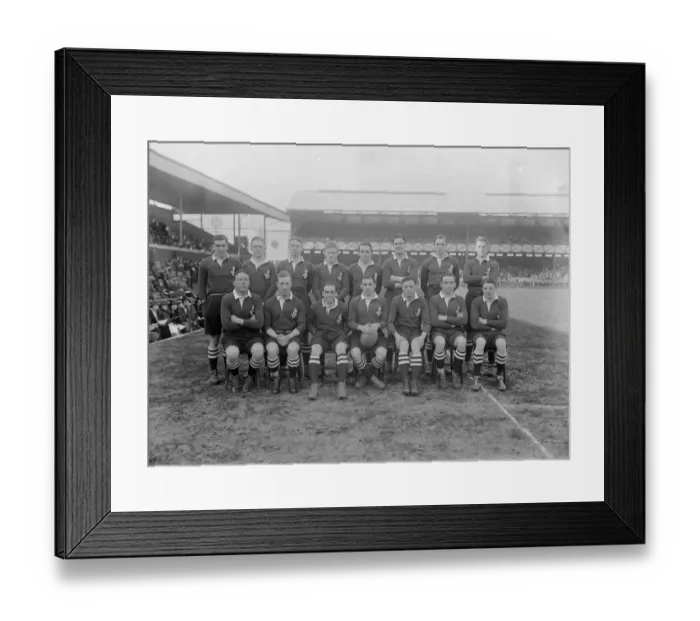 Framed Print : Rugby match between Navy and Army at Twickenham. The Navy team. 7 March 1925 Framed Print : Rugby match between Navy and Army at Twickenham. The Navy team. 7 March 1925