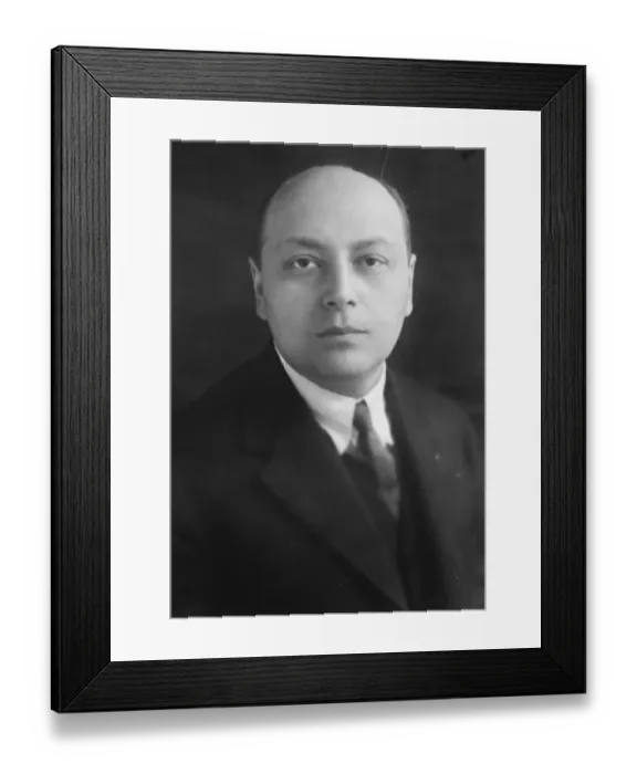 Framed Print : Tchlenoff, the sinster figure behind the scenes in China. 24 January 1927