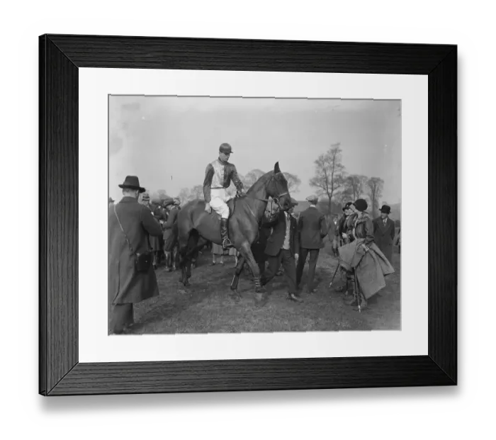 Framed Print : At the Christ Church and Bullingdon point to point steeplechases. Lord Stavordale