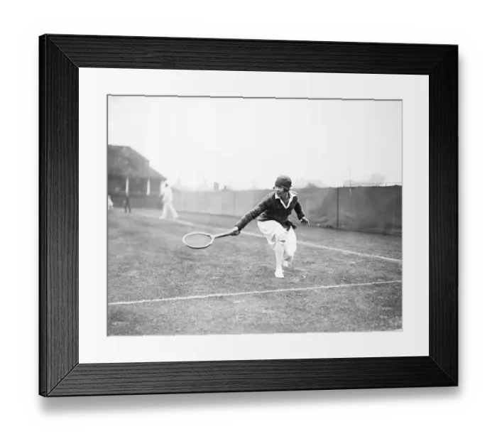 Framed Print : Mrs Mallory wins at Chiswick, London Mrs Mallory in play in the ladies open singles Framed Print : Mrs Mallory wins at Chiswick, London Mrs Mallory in play in the ladies open singles