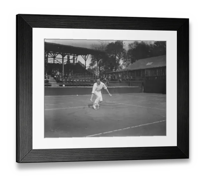Framed Print : Davis cup tennis. South Africa versus Sweden at the Melbury lawn tennis club, Kensington Framed Print : Davis cup tennis. South Africa versus Sweden at the Melbury lawn tennis club, Kensington