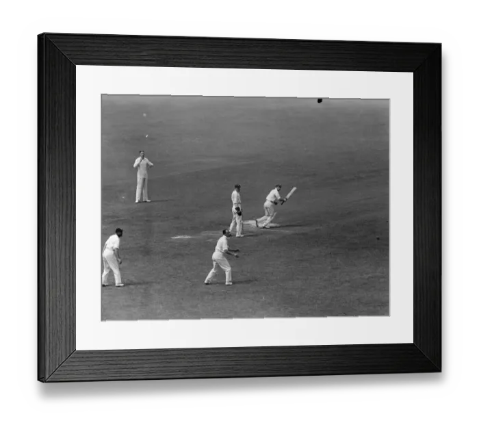 Framed Print : Kent versus Surrey in the County Championship Les Ames batting for Kent. 31 July 1928 Framed Print : Kent versus Surrey in the County Championship Les Ames batting for Kent. 31 July 1928