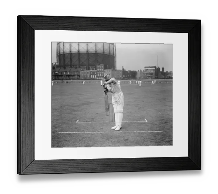 Framed Print : D R Jardine demonstrating playing back. 10 September 1929