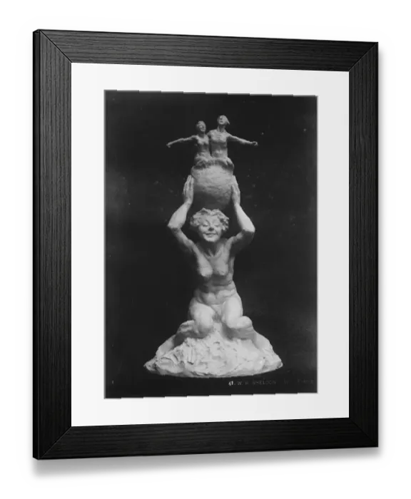 Framed Print : Fine Art Societys exhibition of Dr Sheldons sculpture. Bronze of Egotism Framed Print : Fine Art Societys exhibition of Dr Sheldons sculpture. Bronze of Egotism