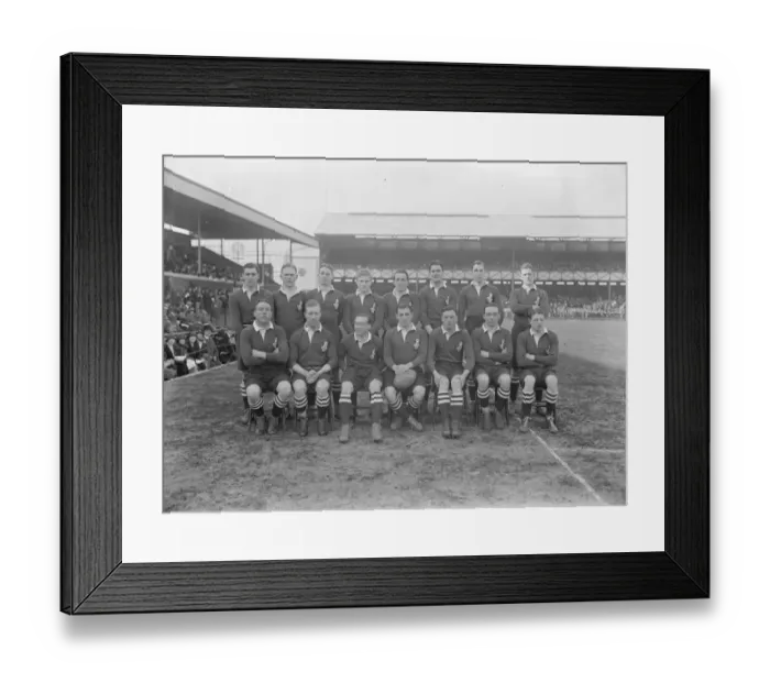 Framed Print : Rugby match between navy and Army at Twickenham The Navy team 7 March 1925 Framed Print : Rugby match between navy and Army at Twickenham The Navy team 7 March 1925