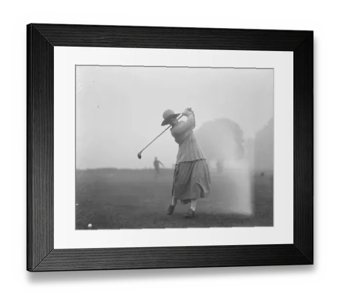 Framed Print : Ladies Parliamentary golf versus United services associations Miss Molly Griffiths