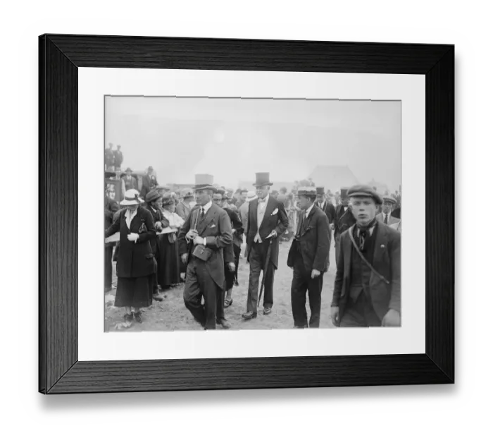 Framed Print : Society at Epsom Races The Duke of Portland 2 June 1922 Framed Print : Society at Epsom Races The Duke of Portland 2 June 1922
