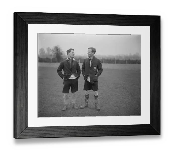 Framed Print : The Premiers son as varsity soccer player. Mr Malcolm MacDonald, the son of the Premier