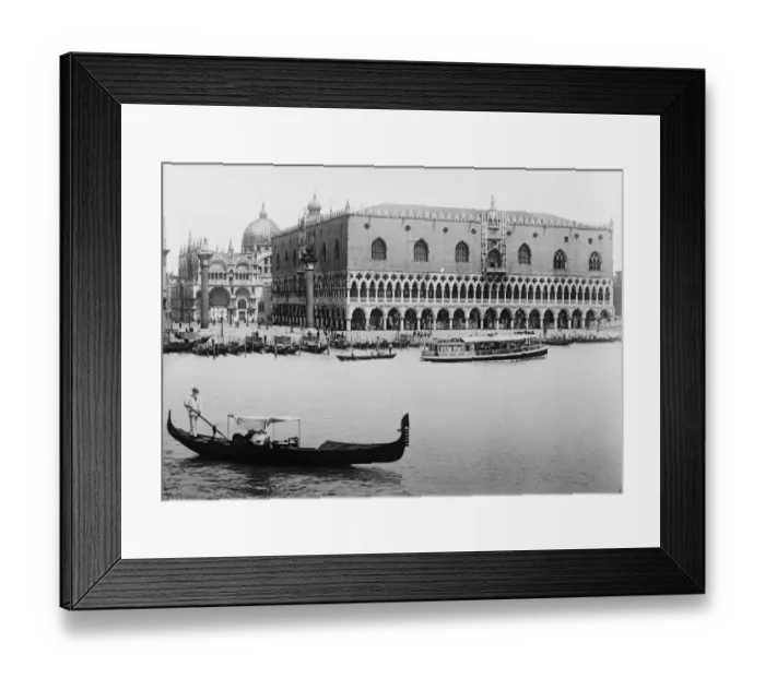 Framed Print : The Palce of the Doge in Venice, Italy 10 December 1923 Framed Print : The Palce of the Doge in Venice, Italy 10 December 1923
