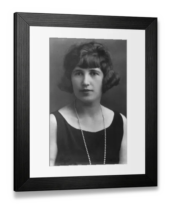 Framed Print : First British singer to win premier prix at Brussels Miss Elvira Evans, of 30 Framed Print : First British singer to win premier prix at Brussels Miss Elvira Evans, of 30