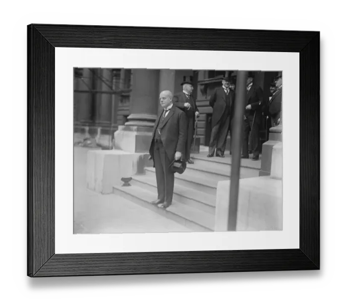 Framed Print : German delegates in London. Dr Marx outside the Foreign Office. 5 August 1924 Framed Print : German delegates in London. Dr Marx outside the Foreign Office. 5 August 1924