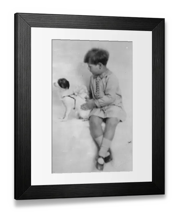 Framed Print : Romanias new crown prince. Prince Michael 16 January 1926