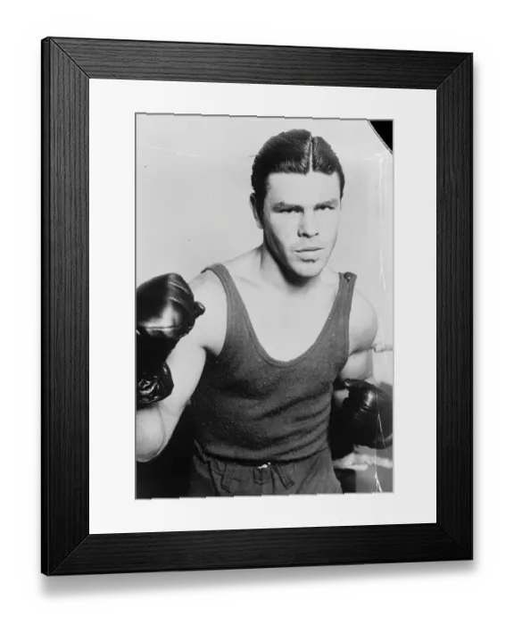 Framed Print : Micky Walker. Posed, sparring. 1927 Framed Print : Micky Walker. Posed, sparring. 1927