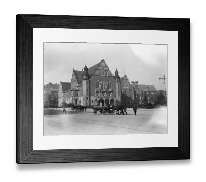 Framed Print : Posen, Poland. The University. 24 October 1921 Framed Print : Posen, Poland. The University. 24 October 1921