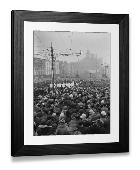 Framed Print : Armistice Day at Bristol. 11 November 1928 Framed Print : Armistice Day at Bristol. 11 November 1928