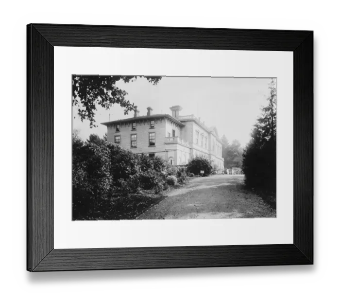 Framed Print : New Zealand. Auckland, Government House. 2 February 1927 Framed Print : New Zealand. Auckland, Government House. 2 February 1927