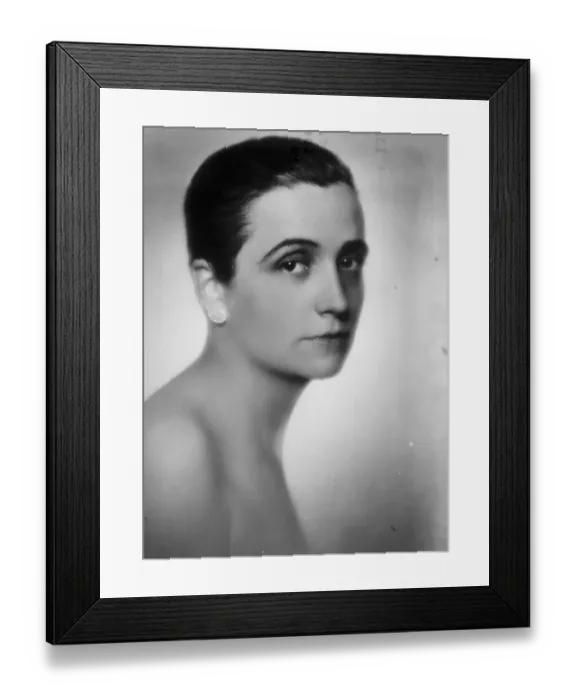Framed Print : Fairy godmother of British women in Paris. Mme Agnes, who, on xmas day is giving Framed Print : Fairy godmother of British women in Paris. Mme Agnes, who, on xmas day is giving