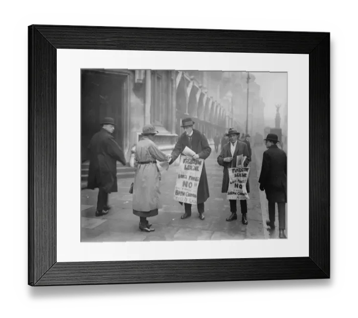Framed Print : Birth control battle. The action for alleged libel by Dr Marie Stopes, one of Framed Print : Birth control battle. The action for alleged libel by Dr Marie Stopes, one of