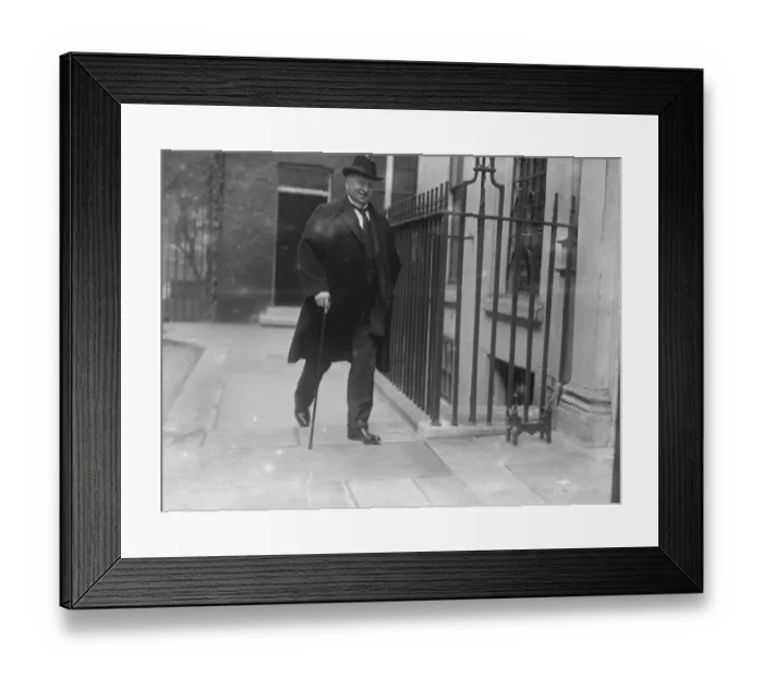 Framed Print : At Downing Street Lord Curzon 16 October 1922 Framed Print : At Downing Street Lord Curzon 16 October 1922