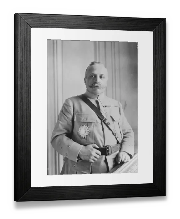 Framed Print : General Guillaumat. Portrait. 1 July 1925 Framed Print : General Guillaumat. Portrait. 1 July 1925