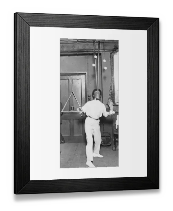 Framed Print : George Hurd, the new ( Paul ) Cinquevalli. Appearing at the Royal Music Hall performance