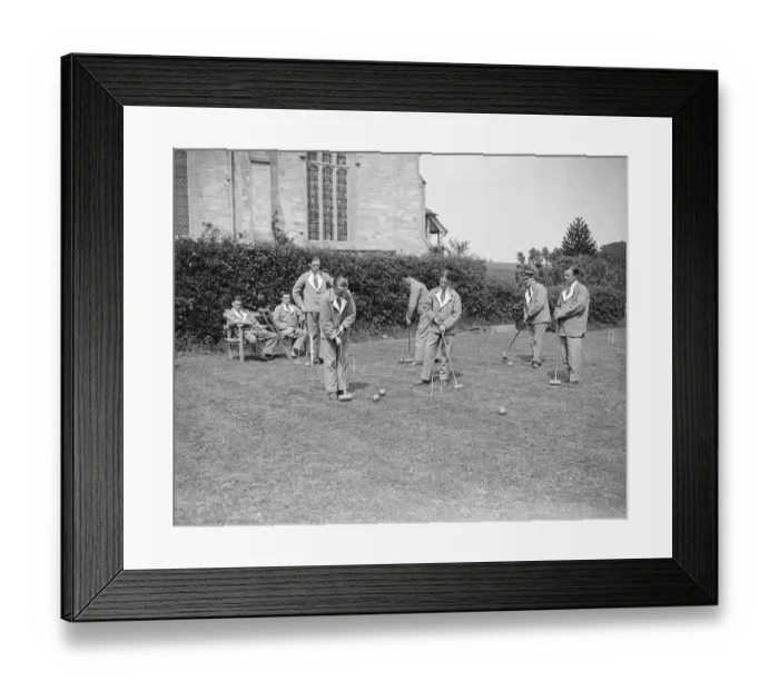 Framed Print : Wounded soldiers at Chailey 3 June 1918 Framed Print : Wounded soldiers at Chailey 3 June 1918