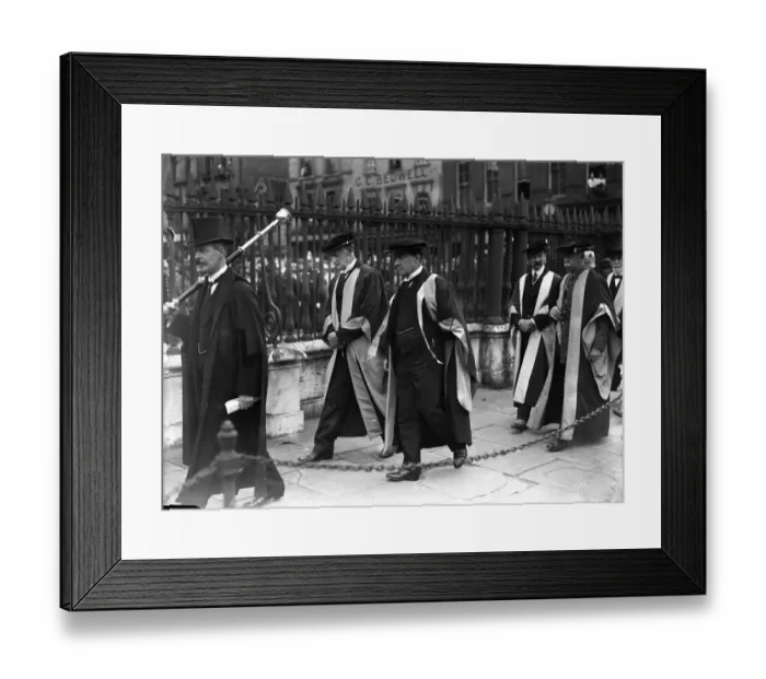 Framed Print : Honorary degrees at Cambridge University. Lord Grey and Mr Stanley Baldwin. 12 Framed Print : Honorary degrees at Cambridge University. Lord Grey and Mr Stanley Baldwin. 12