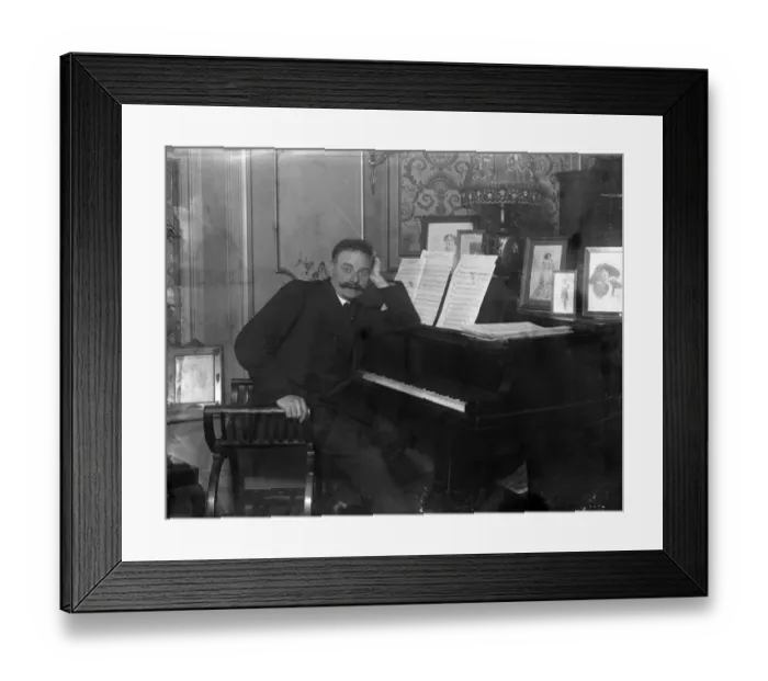 Framed Print : Mr B Feldman, the music publisher Framed Print : Mr B Feldman, the music publisher